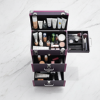 Professional Rolling Makeup Train Case