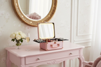 Makeup Case With A Detachable LED Mirror - Gradient Pink