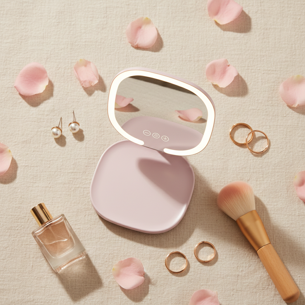 Tabletop LED Makeup Mirror