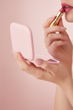 Double Sided Compact Makeup Mirror With Magnification