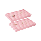 Jewelry Box Display Tray Set | Drawer Organizer | 2 Pcs