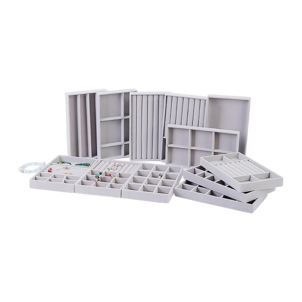 Jewelry Box Display Tray Set | Drawer Organizer | 8,10 Pcs
