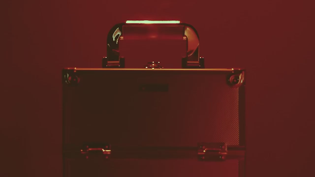 Portable Alloy Cosmetics Makeup Case