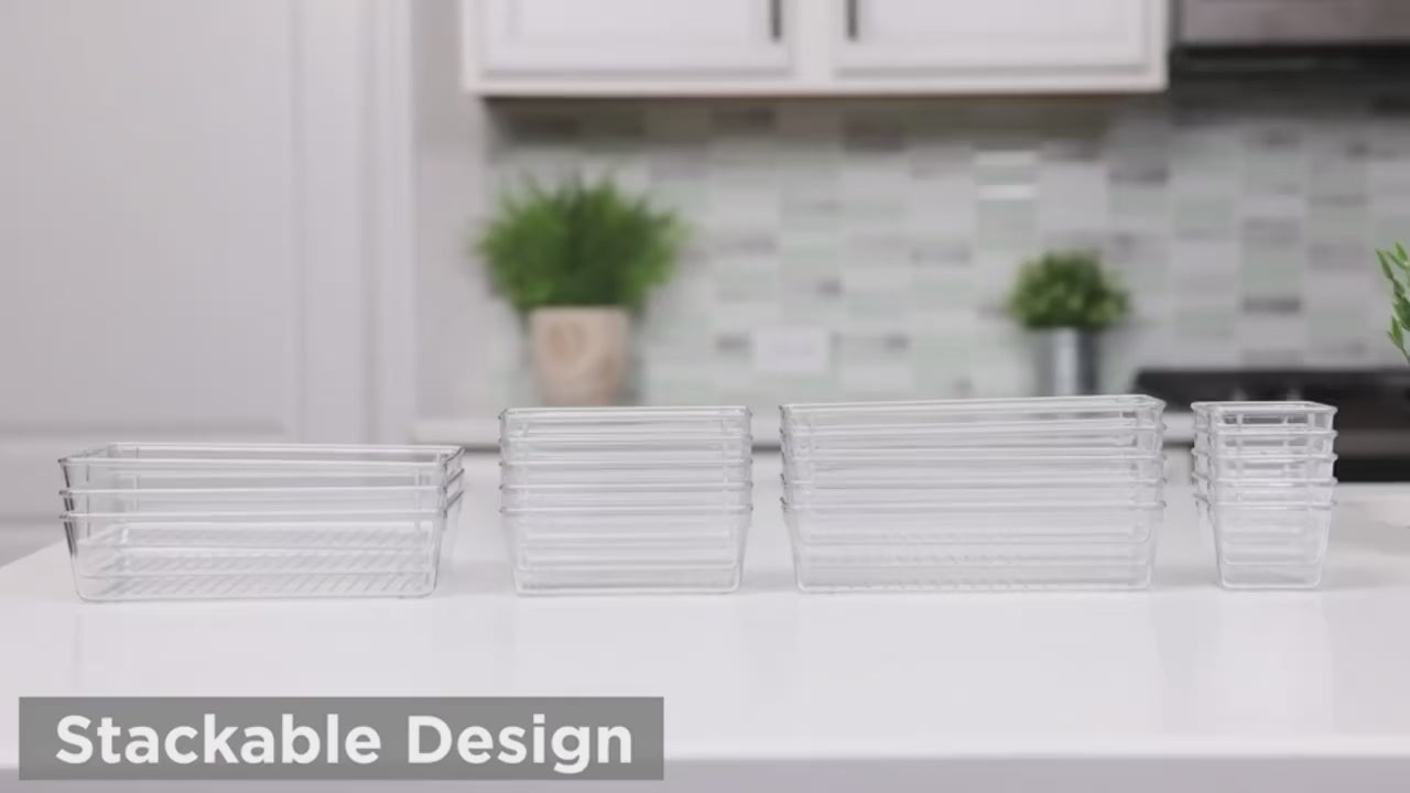 Acrylic Drawer Organizer - 44 Pcs