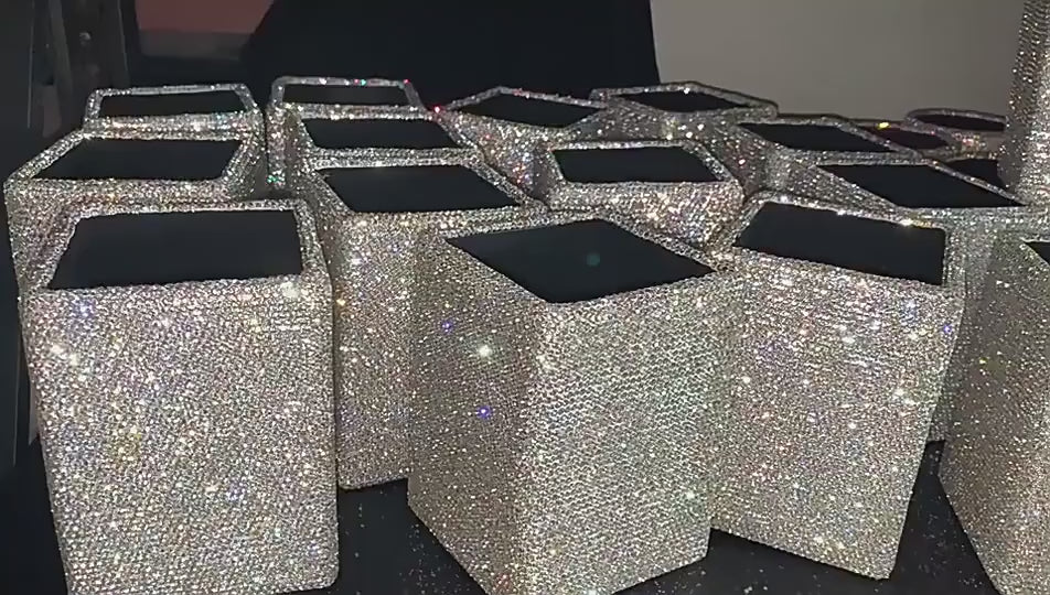 Luxury Sparkling Rhinestone Makeup Brush Holder