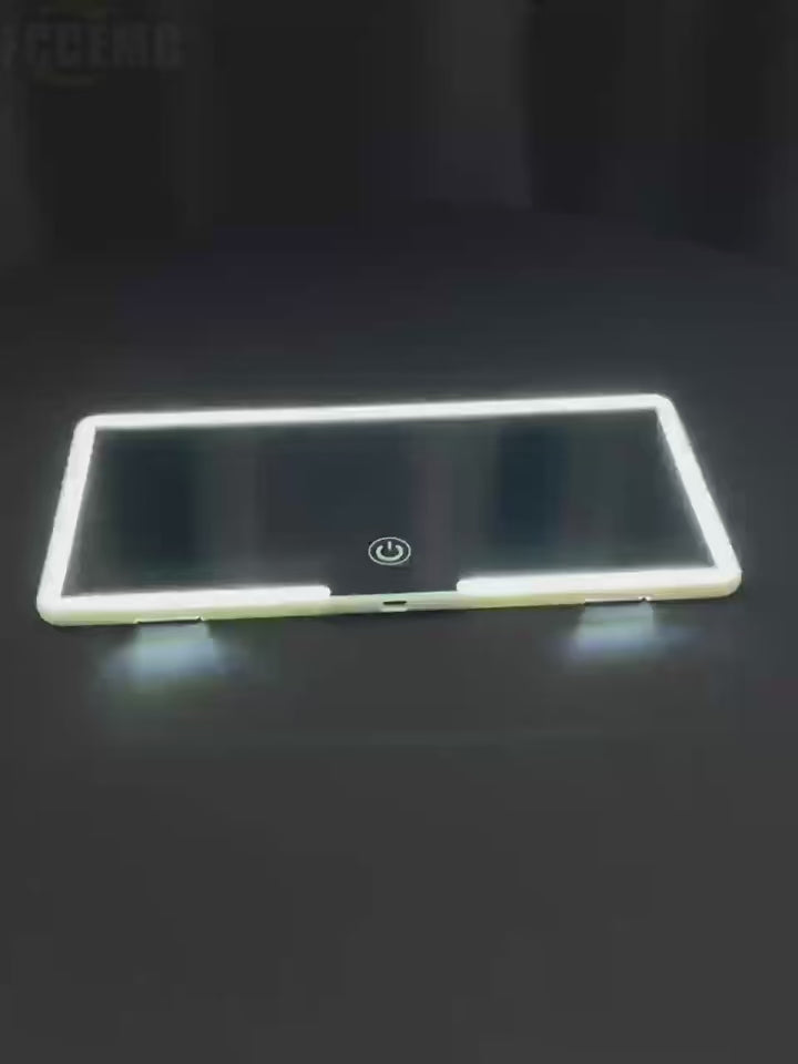 Car Interior Sun Visor LED HD Makeup Vanity Mirror