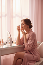 Double-Sided LED Makeup Mirror With 3X Magnifier