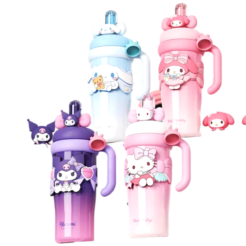 Kuromi & Hello Kitty Insulated Large Coffee Cup