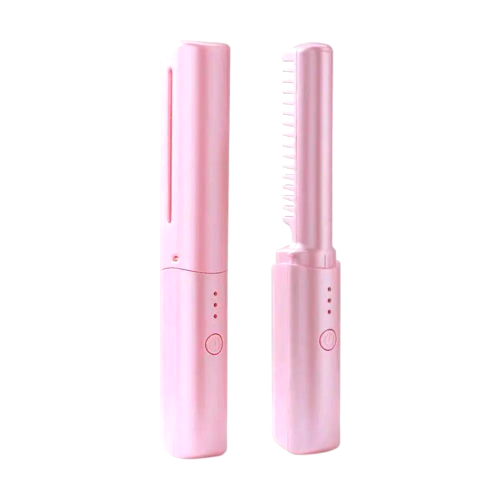 Portable Hair Straightener Brush