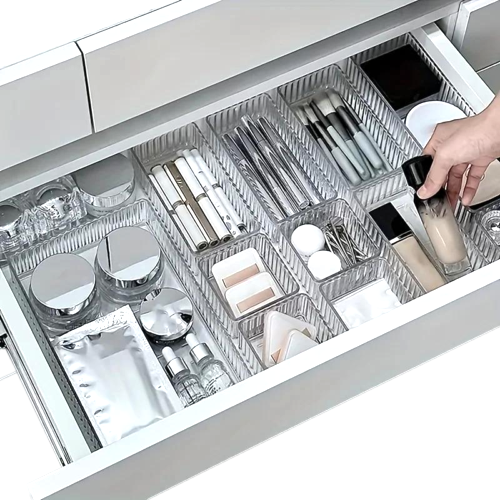 Acrylic Desk Drawer Organizers Set [10Pcs]