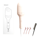 Wavy Hair Crimper with Curling Iron - Beige