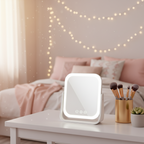 Double-Sided LED Makeup Mirror With 3X Magnifier