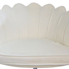 Glam & Glow Vanity Chair - White