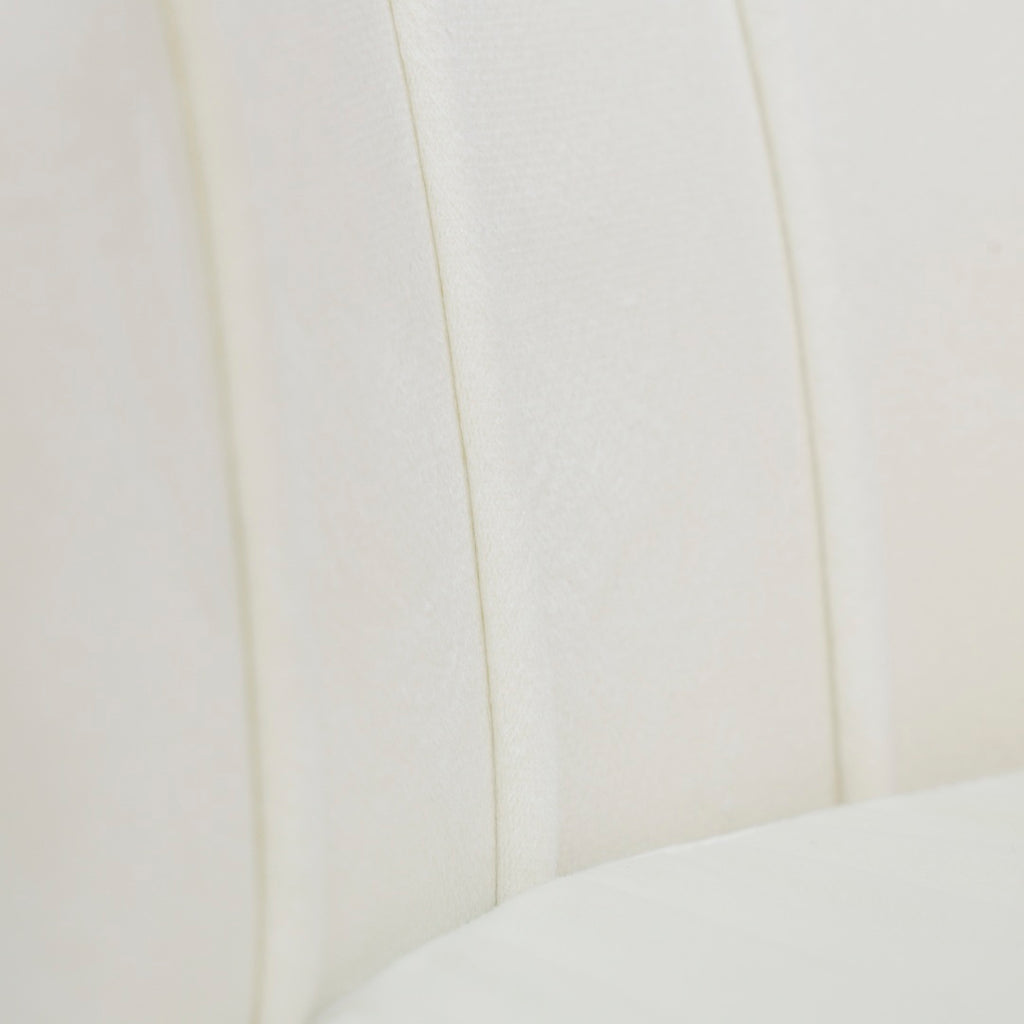 Glam & Glow Vanity Chair - White