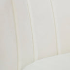 Glam & Glow Vanity Chair - White