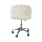 Glam & Glow Vanity Chair - White