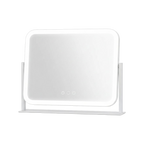 LED Makeup Mirror With Gold Frame - 17x13 Inches