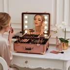 3 Tiers Rolling Makeup Train Case