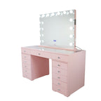 Glam & Glow – Smart Vanity Set Pink Edition — 13 Drawers