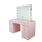 Glam & Glow – Smart Vanity Set Pink Edition — 13 Drawers