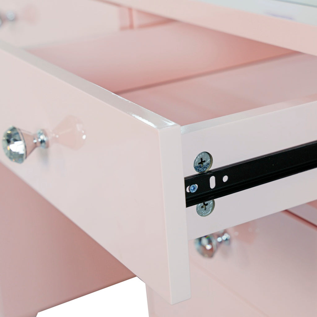 Glam & Glow – Smart Vanity Set Pink Edition — 13 Drawers