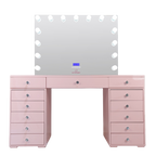 Glam & Glow – Smart Vanity Set Pink Edition — 13 Drawers