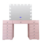 Glam & Glow – Smart Vanity Set Pink Edition — 13 Drawers