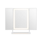 Tabletop Foldable Makeup Mirror With LED Light